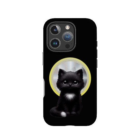 Mystic Midnight Cat  IPhone Cases