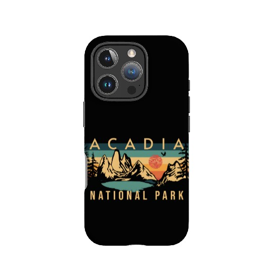 Mountain Sunset at Acadia National Park IPhone Cases