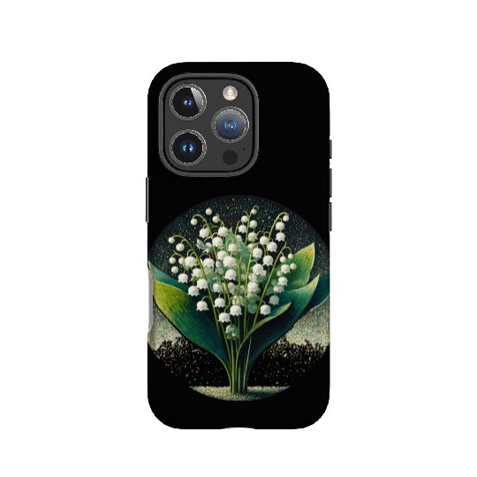 Mystical Lily of the Valley Illustration IPhone Cases