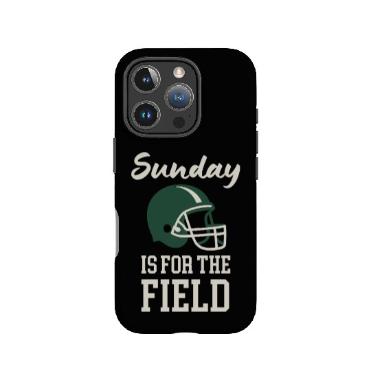 Sunday Football Field Design IPhone Cases