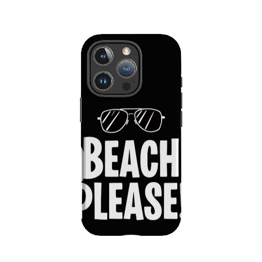 Beach Please Sunglasses Graphic IPhone Cases