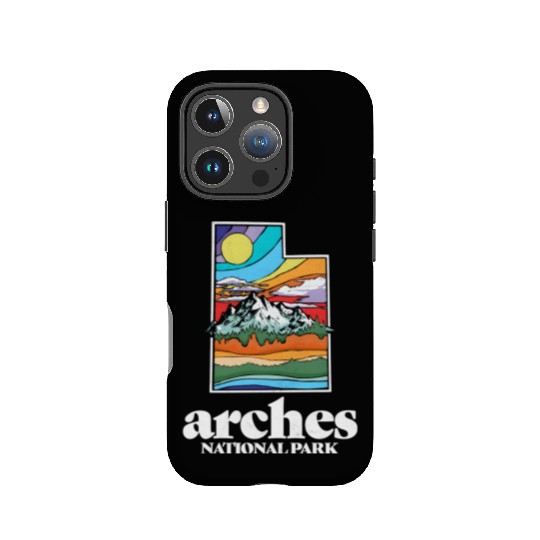 Arches National Park Utah Vintage Nature Outdoor IPhone Cases