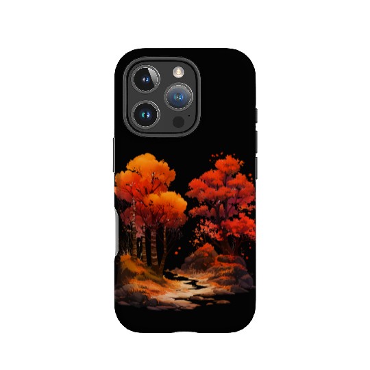 Autumn Forest Impression Artwork IPhone Cases