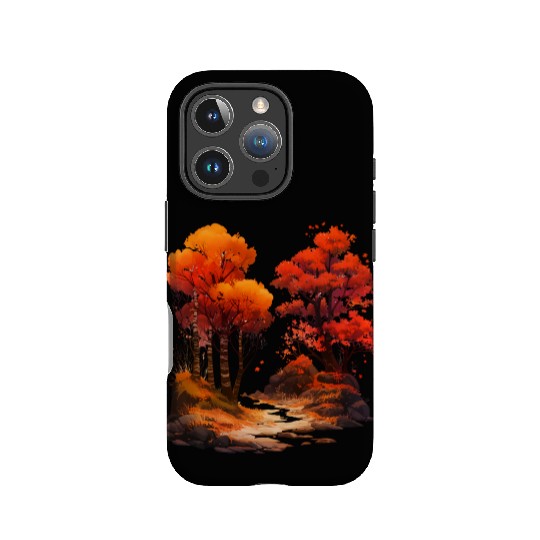 Autumn Forest Impression Artwork IPhone Cases