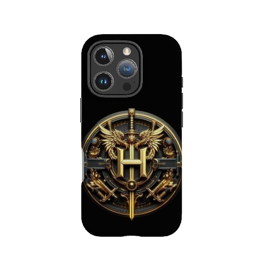 Regal Dragon Emblem with Shield IPhone Cases