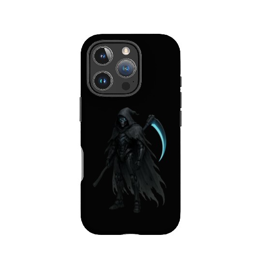 Midnight Warden  Robot  Futuristic Cloak Design IPhone Cases