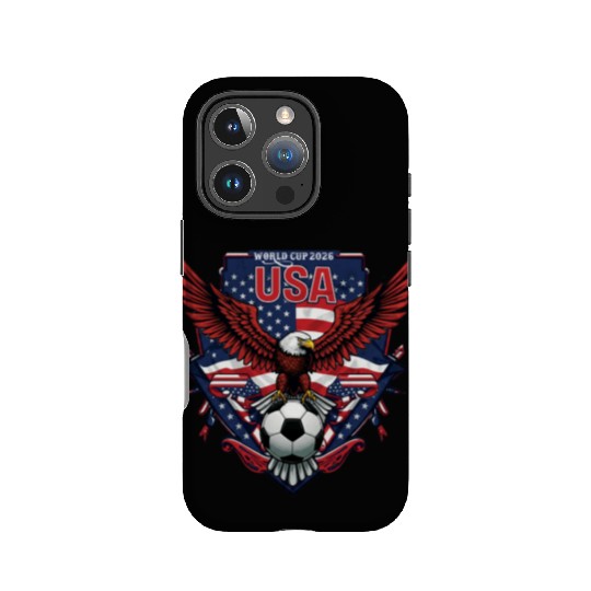 USA Soccer World Cup 2026 Eagle Patriotic Apparel IPhone Cases