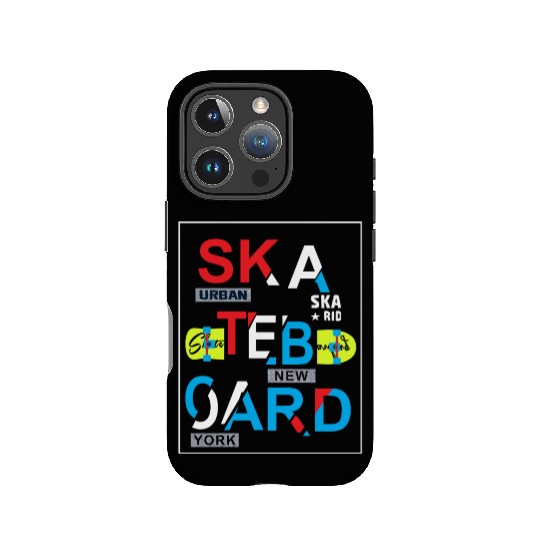 Urban Skateboard Typography New York IPhone Cases