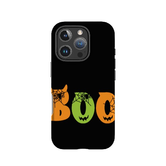 Halloween Boo Cat String Lights Design IPhone Cases