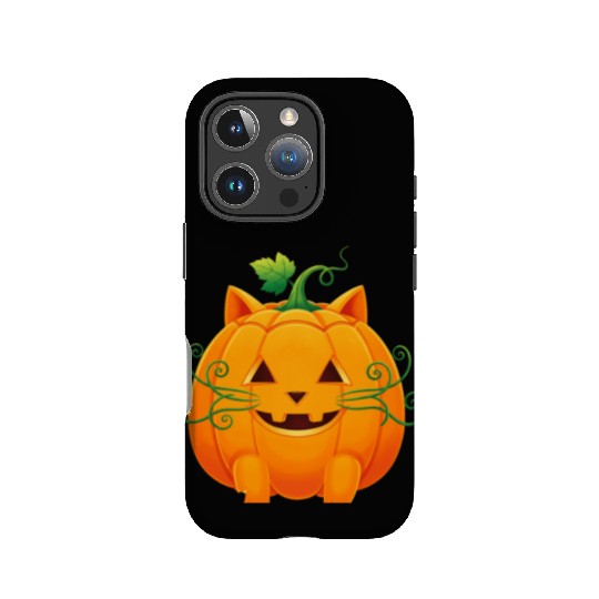 Whimsical Cat Pumpkin Costume IPhone Cases