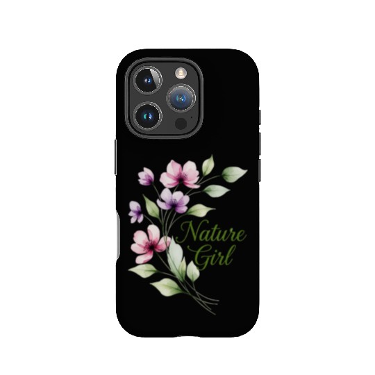 Floral Blossom Nature Girl Design IPhone Cases