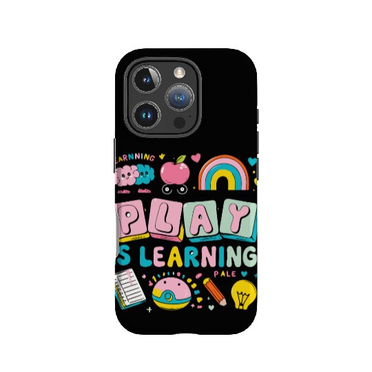 back to school-Colorful Learning Play Illustration IPhone Cases