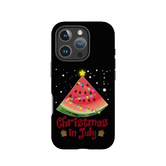 Christmas in July Watermelon Tree Funny IPhone Cases