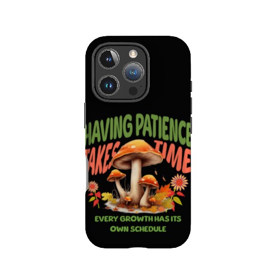 Autumn Mushrooms Growth Message IPhone Cases