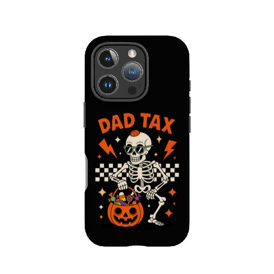 Dad Tax Skeleton Halloween Candy IPhone Cases