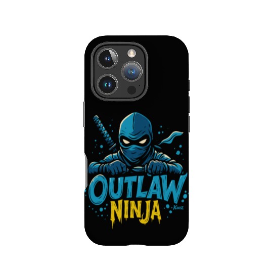 Outlaw Ninja Cartoon Design IPhone Cases