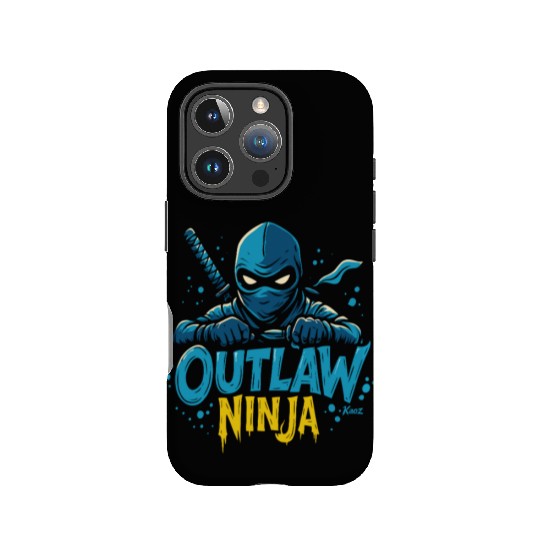 Outlaw Ninja Cartoon Design IPhone Cases
