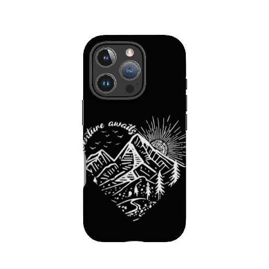 Sunrise Mountain Adventure Design IPhone Cases
