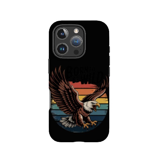 Born to Be Wild Eagle Illustration IPhone Cases