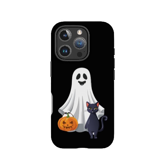 Halloween Ghost Cat Pumpkin IPhone Cases