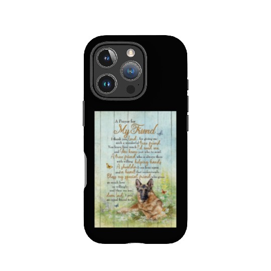 Grateful Pet Friend Prayer Wall Art IPhone Cases