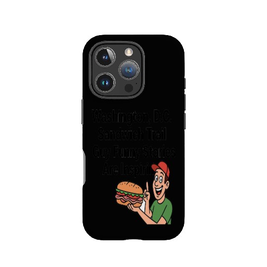 Washington DC Sandwich Throw Guy  IPhone Cases