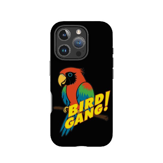 Bird Gang Parrot Cartoon Sticker | Tropical Funny  IPhone Cases