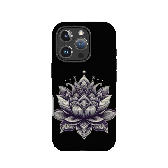 Intricate Lotus Mandala Design IPhone Cases