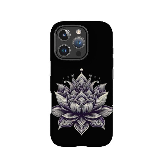 Intricate Lotus Mandala Design IPhone Cases