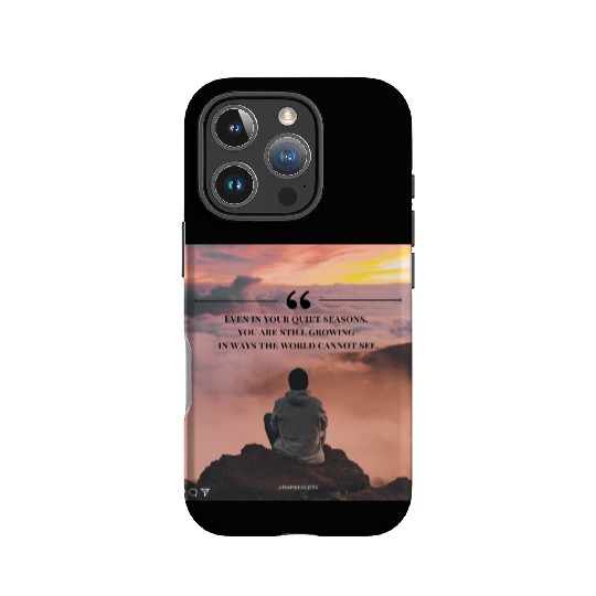 Quiet Seasons Growth Inspirational Quote IPhone Cases