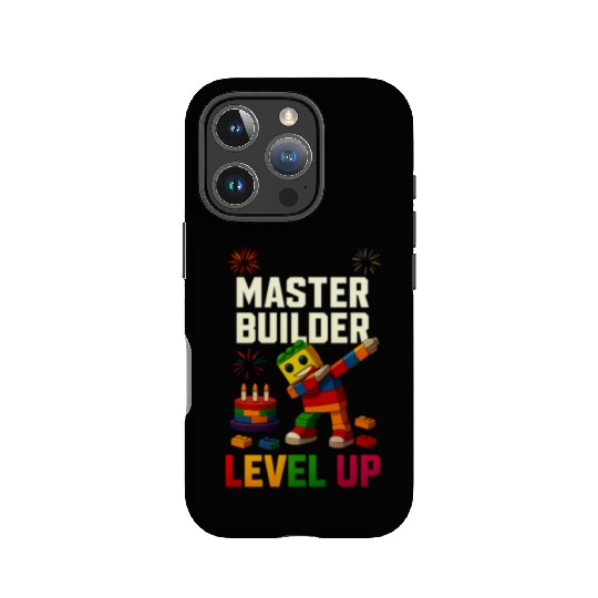 Master Builder Level Up Birthday Kids Party IPhone Cases
