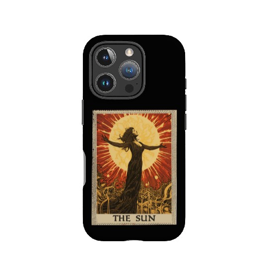 Vintage Tarot Card The Sun IPhone Cases