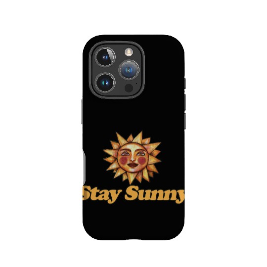 Sun and Smiley Face Motivational Design IPhone Cases