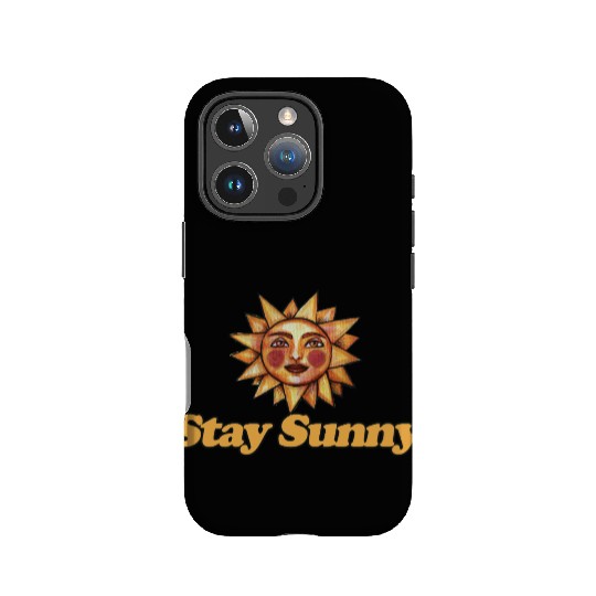 Sun and Smiley Face Motivational Design IPhone Cases