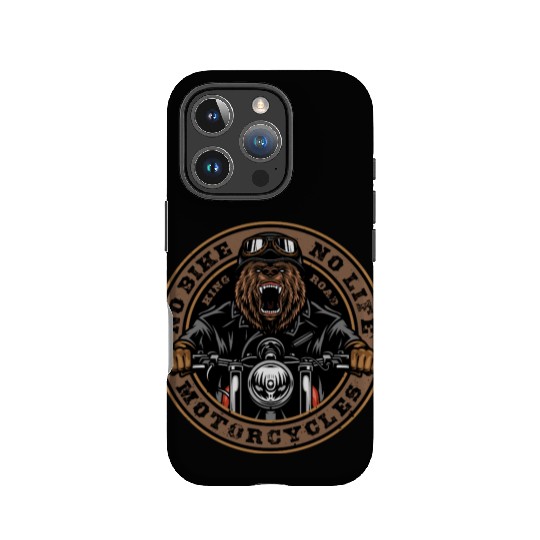 Roaring Bear Motorcycle Bike Life IPhone Cases