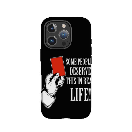 Red card funny designs IPhone Cases