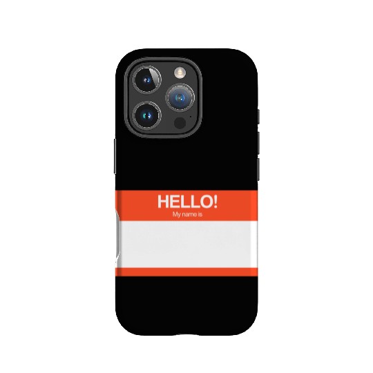 Hello! My name is (RED) IPhone Cases