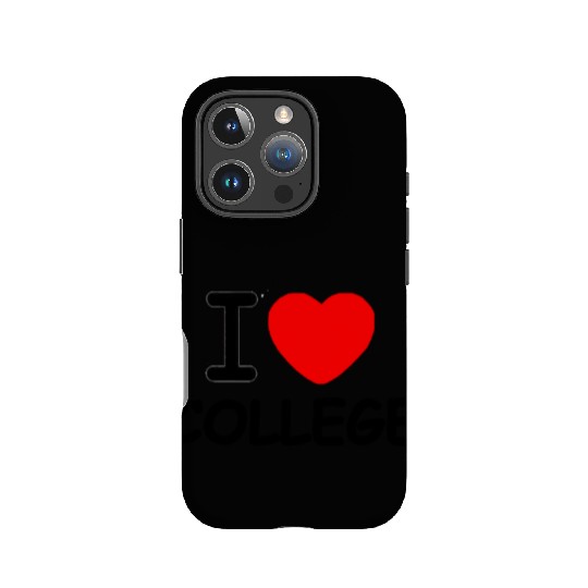 I Love College IPhone Cases