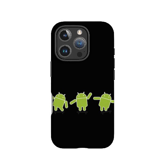 Android Skate Lime IPhone Cases