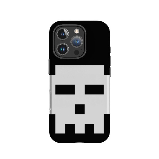 Scott Pilgrim 8-bit Skull Vector IPhone Cases