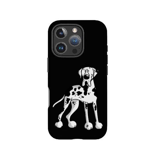 Great Dane - Dog - Dogs - Breed - Cartoon IPhone Cases