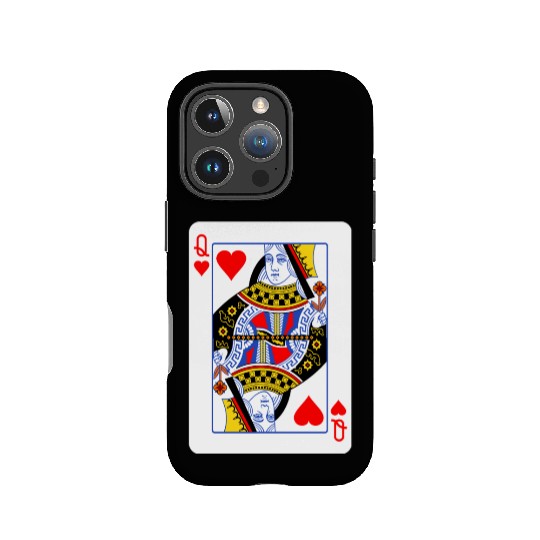 Queen Of Hearts Couple IPhone Cases