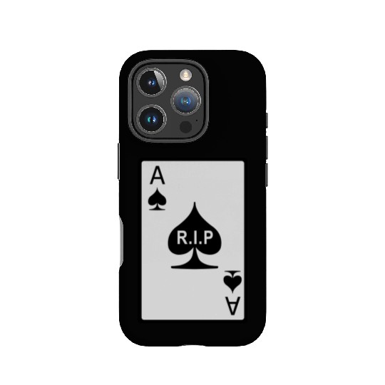 Rest in Peace Ace of Spades IPhone Cases