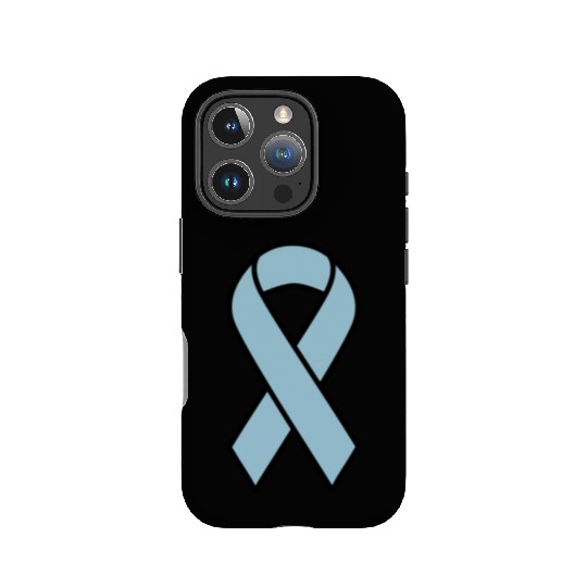 Light Blue Prostate Cancer Ribbon IPhone Cases