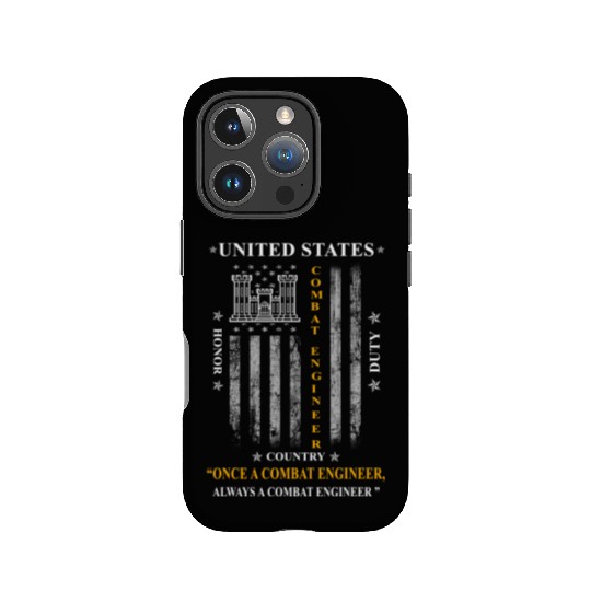 combat engineer, us army combat engineer, army com IPhone Cases