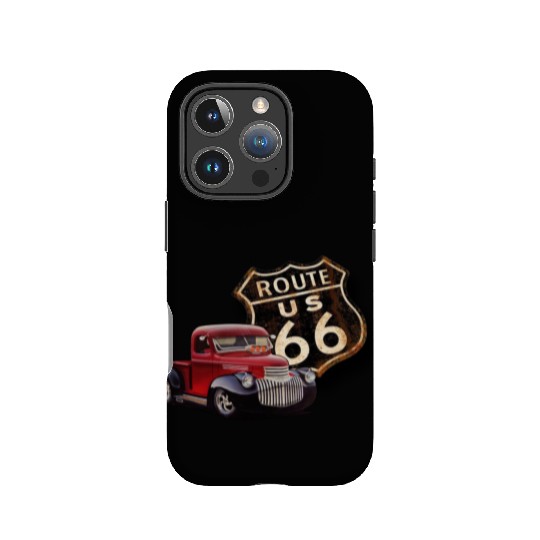 Route 66 Street Rod IPhone Cases