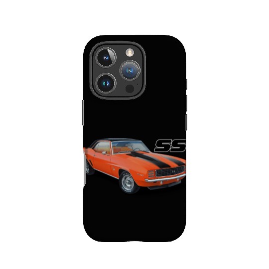 1969 Orange Camaro IPhone Cases