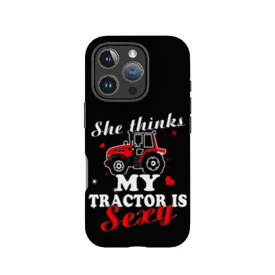 Tractor - she thinks my tractor is sexy IPhone Cases