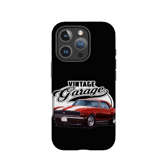Vintage Camaro Garage IPhone Cases