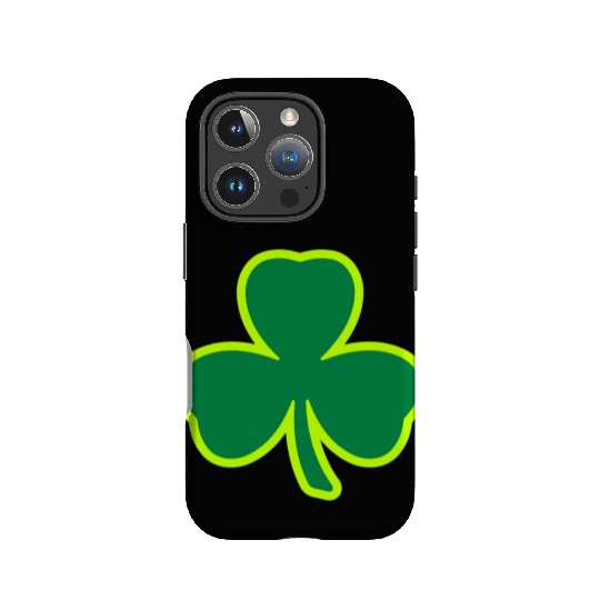 Three Leaf Clover Shamrock 2 color IPhone Cases